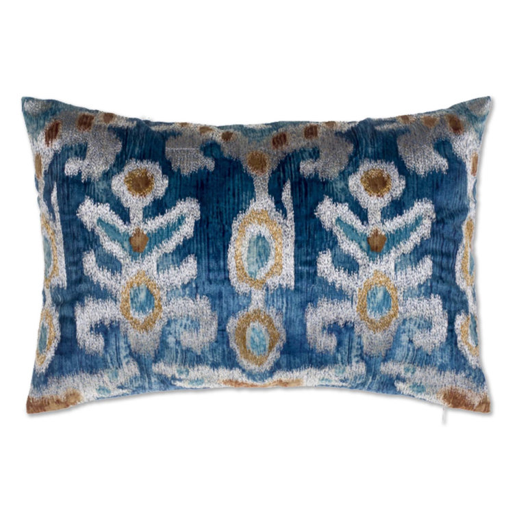 Cloud9 Design Embroidered Velvet Lumbar Pillow Wayfair.ca